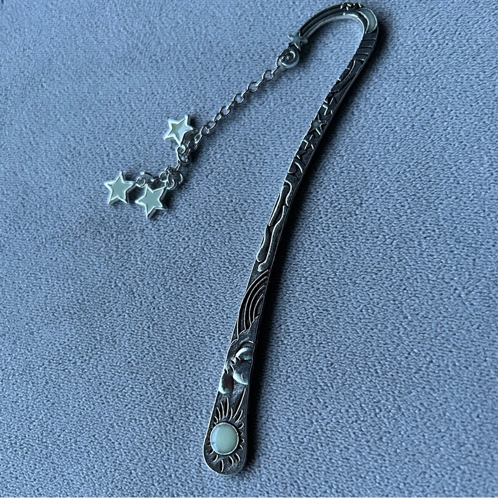 Star & Moon Bookmark ~ Glow in the Dark ~ Brand New!